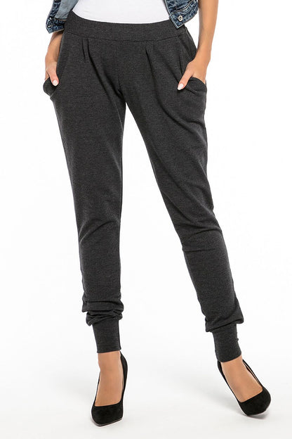 Stylish Tessita Sporty Knit Sweatpants displayed in multiple sizes EU S to XL, blending sporty aesthetics with luxury design.