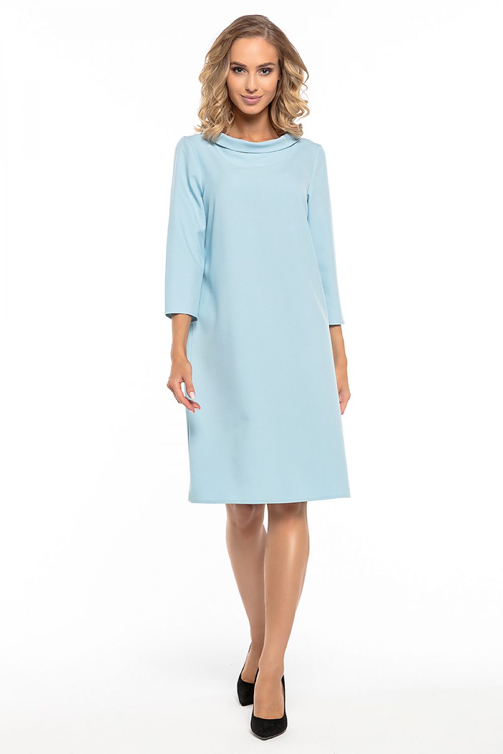 Stylish display of the Tessita Jackie Kennedy woven dress showcasing the graceful fit and premium fabric.