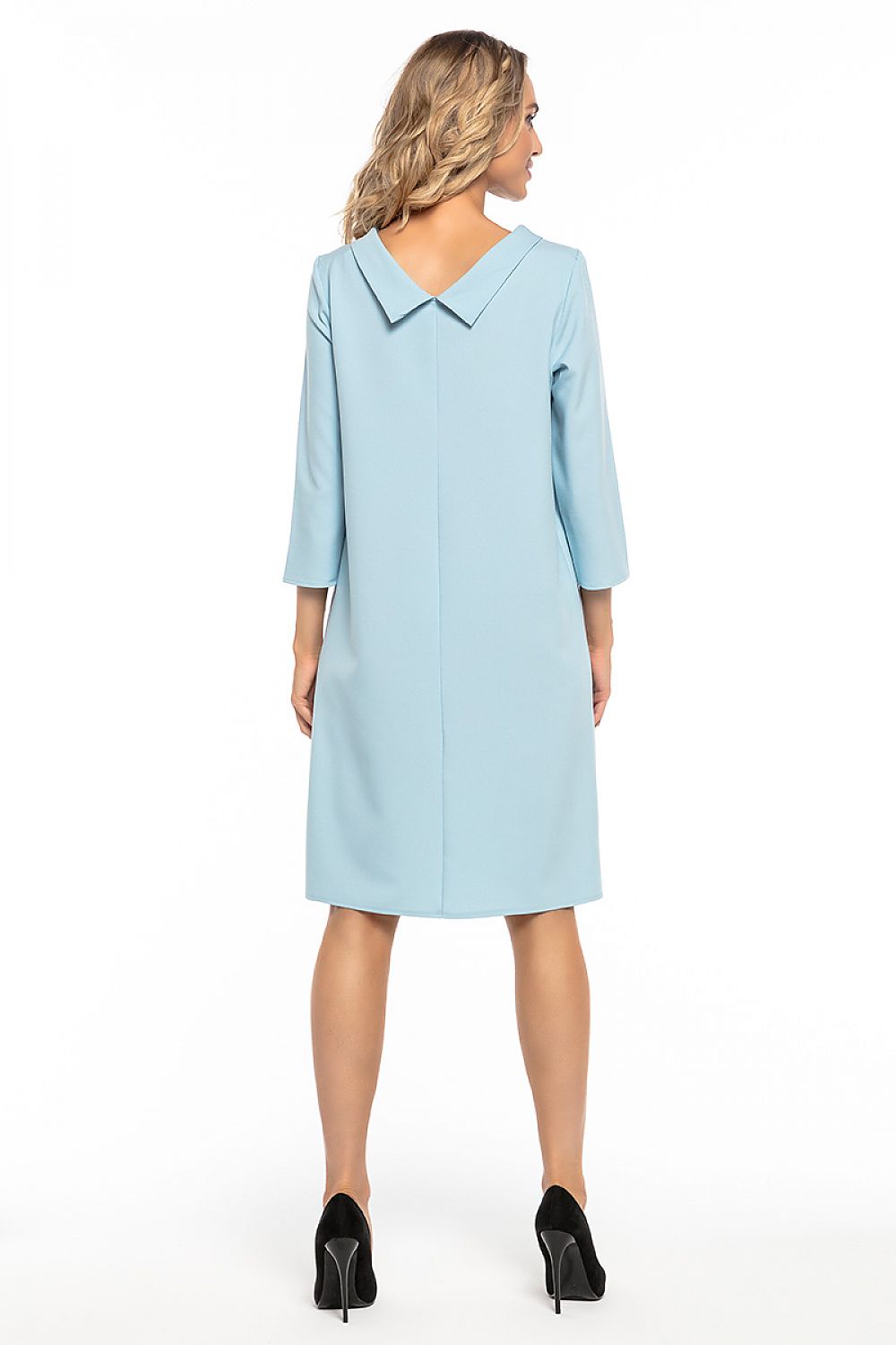 Sophisticated Tessita woven dress inspired by Jackie Kennedy emphasising the timeless 3/4 length sleeves.