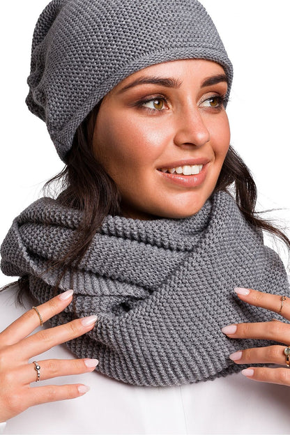 Chic 100% Acrylic Infinity Scarf by BE Knit - Warm and Soft Chimney Snood, ideal for Autumn and Winter fashion.