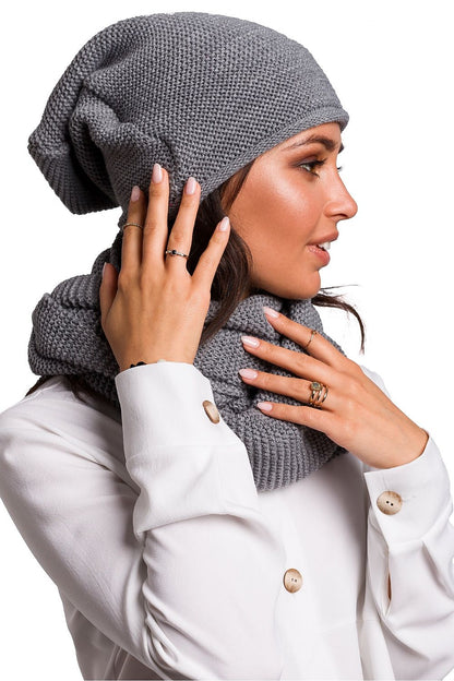 Luxurious 100% Acrylic Infinity Scarf by BE Knit - Soft, warm chimney snood perfect for autumn and winter styling.