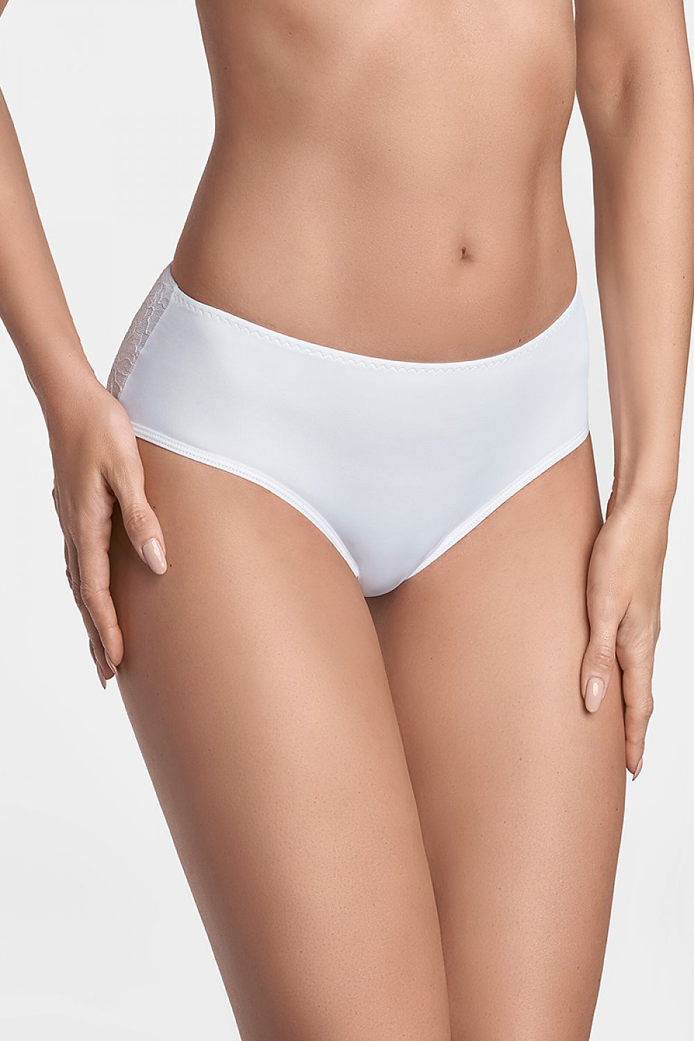 Ewana Women's Lace Mesh Tulle Panties - Luxurious smooth comfort with a transparent back design, perfect for an elegant lingerie collection.