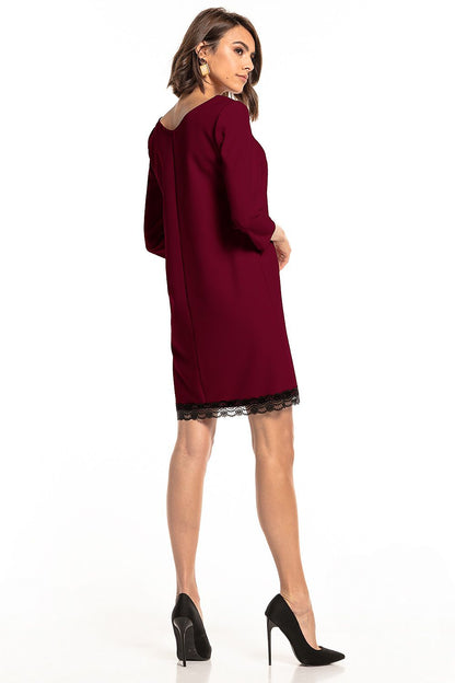 Elegant flat lay of the Tessita Daydress, highlighting the intricate lace neckline and premium quality of Tessita fashion.