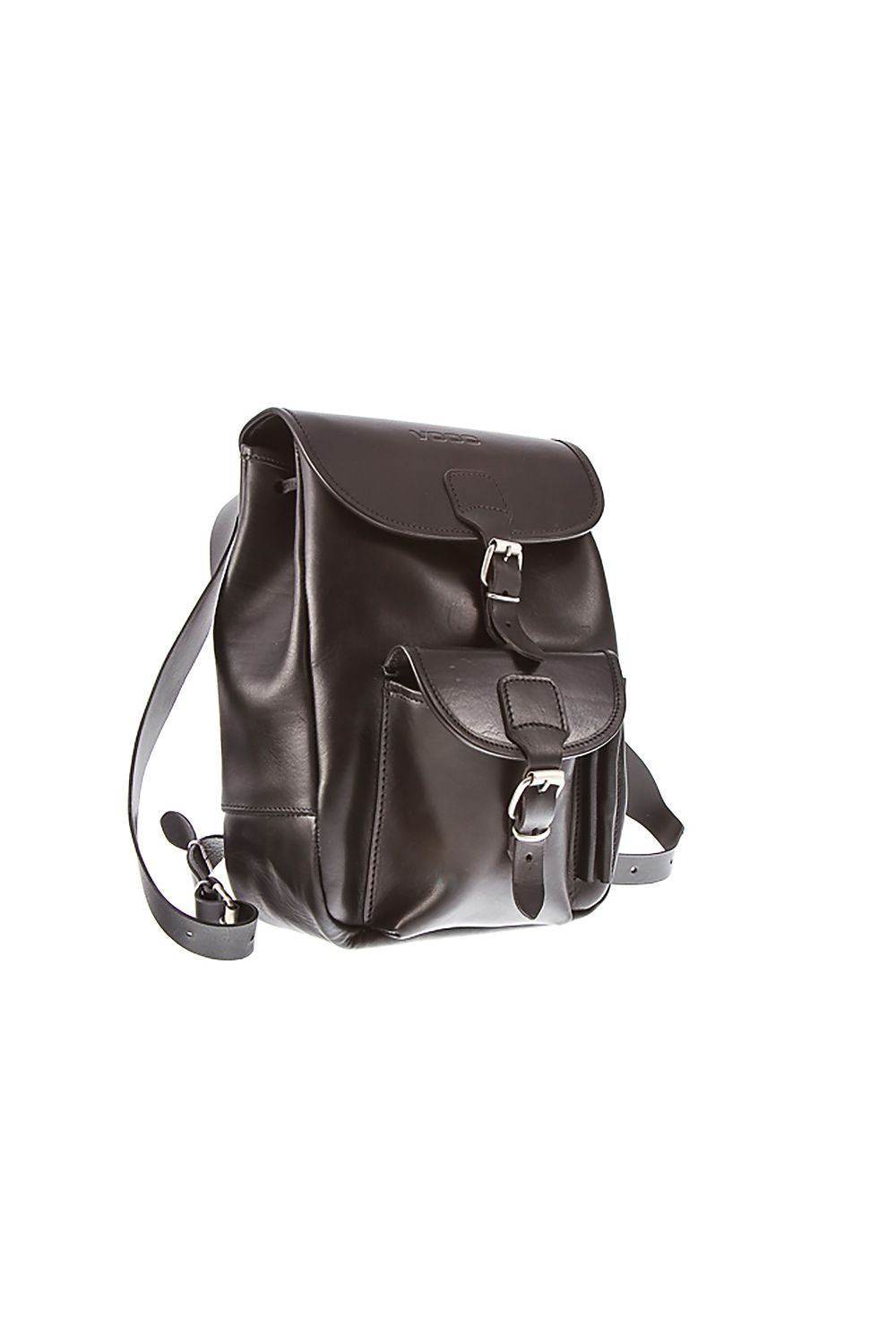 Elegant Vintage Leather Backpack by Verosoft - Unisex Handmade Design, Classic Style, exuding sophistication and charm. Perfect for everyday use, featuring a traditional buckle and adjustable straps, ideal for lovers of classic fashion.