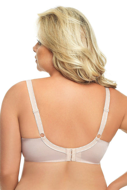 Elegant Gorsenia Lingerie nursing bra, designed for comfort and support during breastfeeding with its innovative Click-Clack cup detachment system.