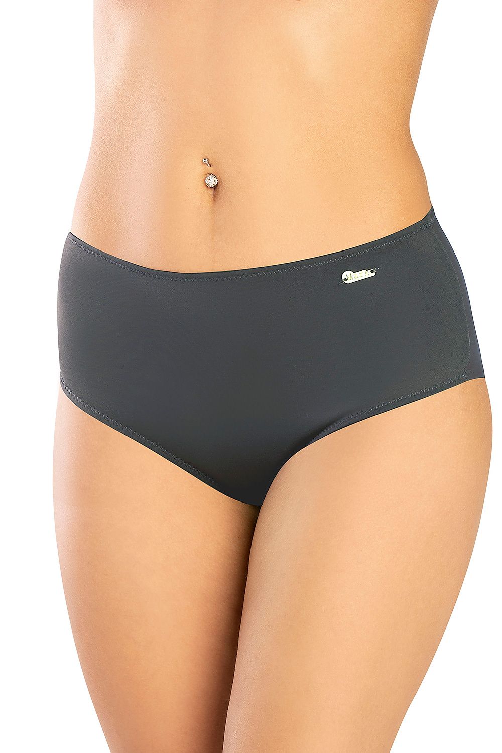 Elegant Marko swim bottom in classic black, tailored for a flattering silhouette with a smooth finish, crafted from luxurious Italian materials.