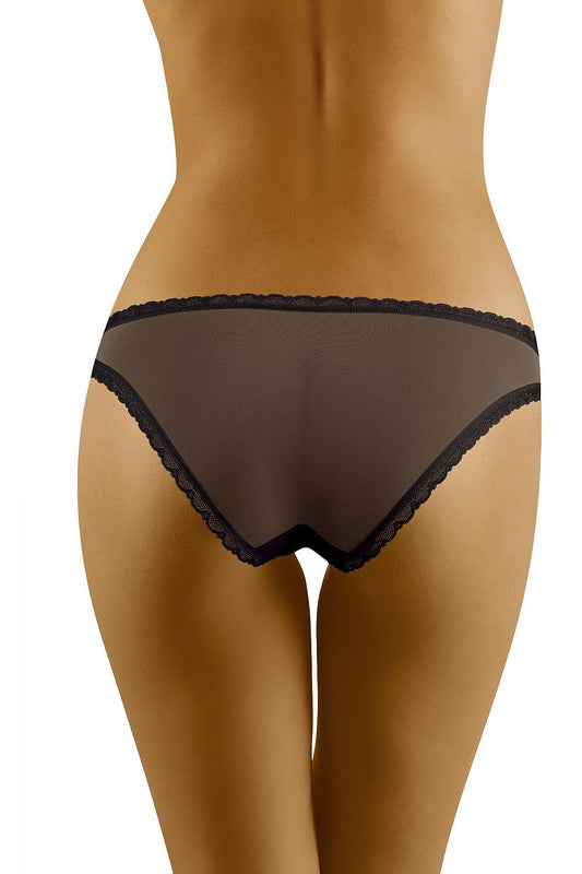 Wolbar Stylish Embroidered Panties showcasing an elegant lace finish on the back, combining sophistication and comfort for sizes S to XL.