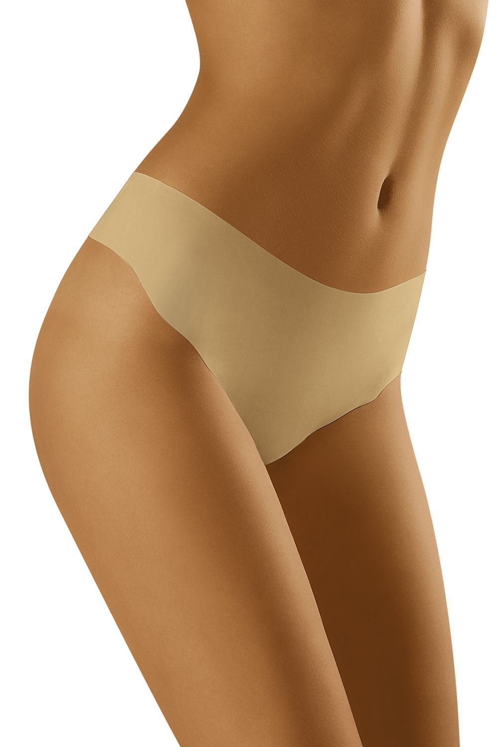 Wolbar Laser-Cut Comfort Panties in nude, crafted from soft, high-quality stretchy knitwear, offering a perfect fit that virtually disappears under clothing.