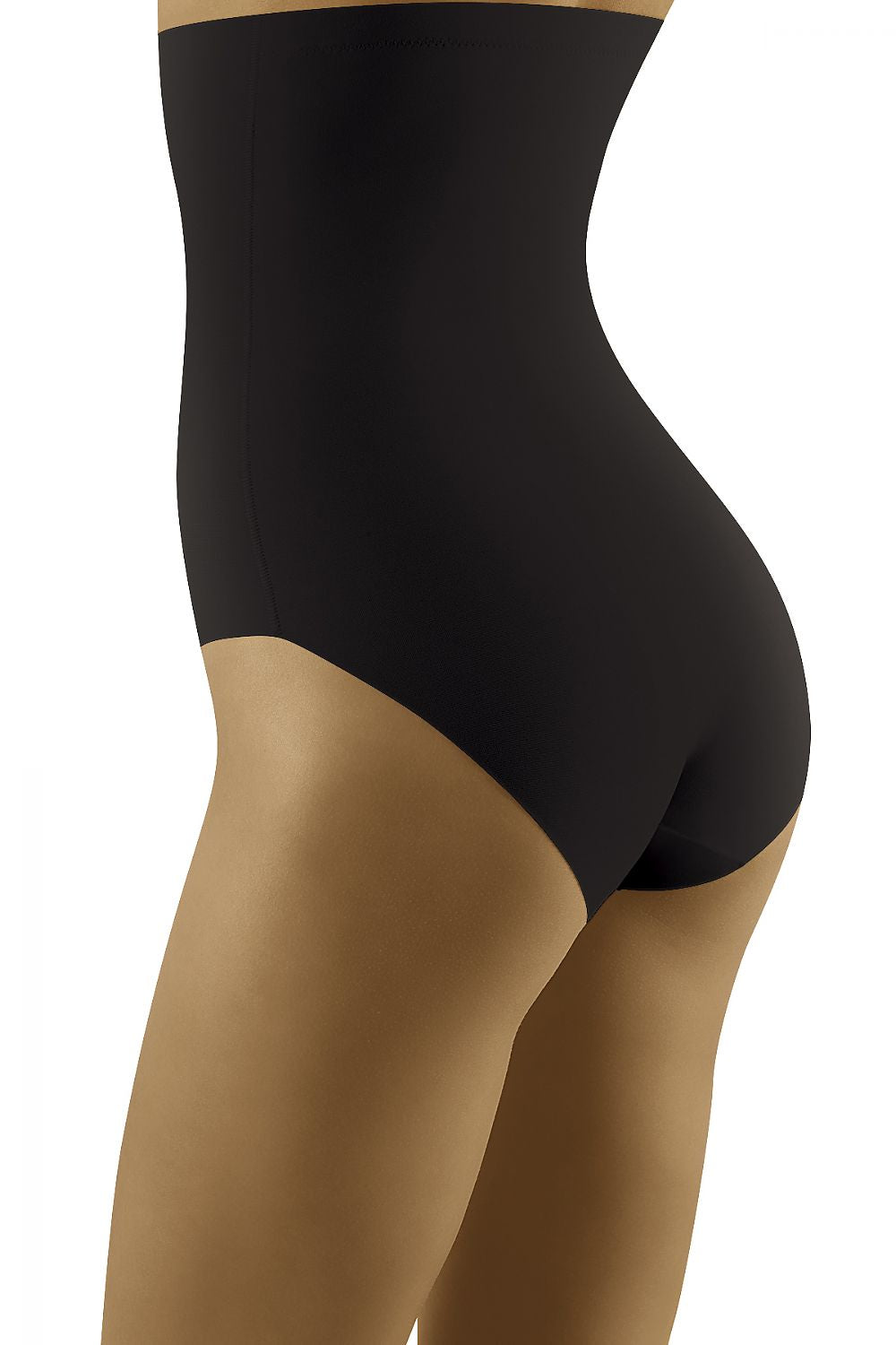 Sophisticated rear view of Wolbar High-Rise Body Shaping Panties from the Fortissima Line, featuring a sleek design with a silicone lining for enhanced comfort.