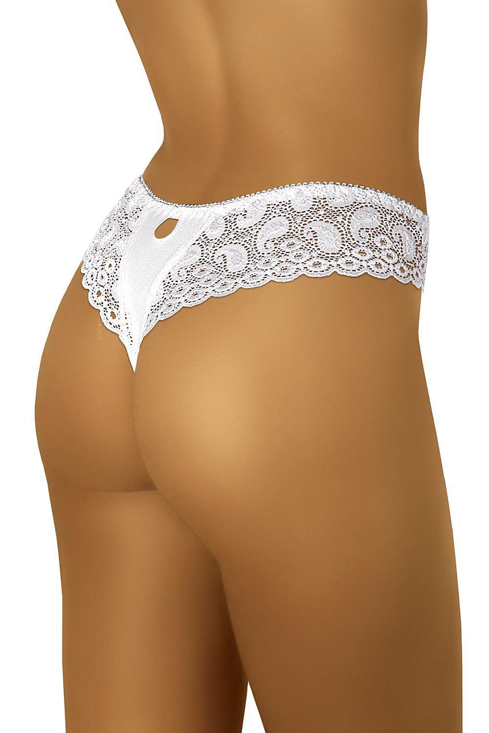 Wolbar T-Backs Sexy Tanga Cut Thongs featuring exquisite lace detailing, providing a seductive look and feel, emphasising an elegant back cut for enhanced allure.