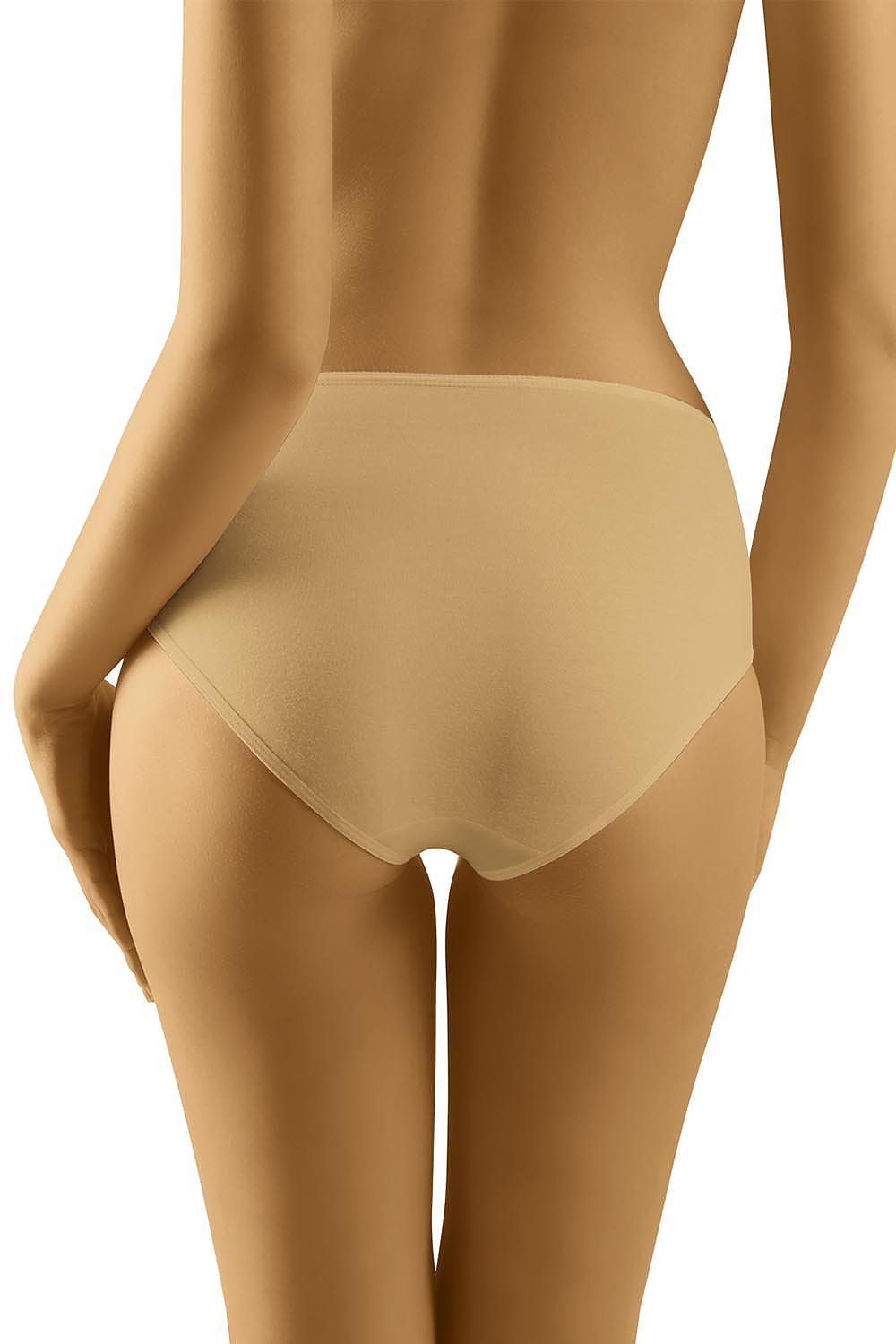 Wolbar Tahoo Midi Cut Briefs in nude, showcasing a smooth finish and comfortable fit. Luxuriously soft cotton for everyday elegance.