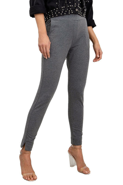 Luxury BFG Tracksuit Trousers with Elastic Waistband and Slip Pockets in sophisticated grey. Perfect for a chic casual look with an elegant flair.
