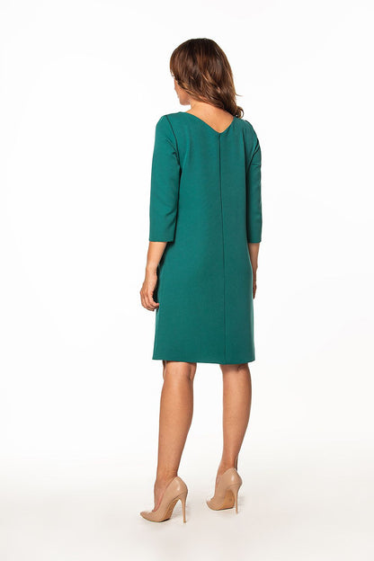 Sophisticated Midi Dress with luxurious fabric by Tessita, available in sizes XS to XXXL for an elegant fit.