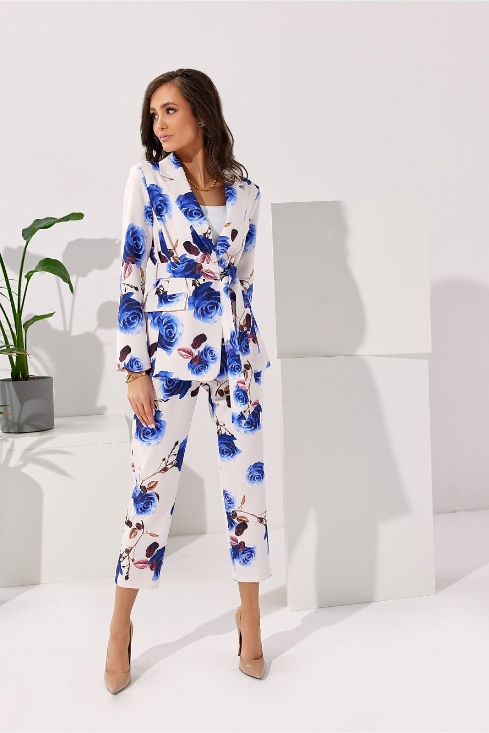 Chic Luxury Women's Roco Fashion Jacket with a stunning array of colourful patterns, designed for comfort and sophistication.