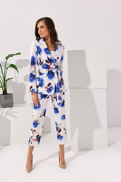 Chic Luxury Women's Roco Fashion Jacket with a stunning array of colourful patterns, designed for comfort and sophistication.