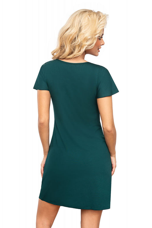 Close-up of the exquisite Elegant T!SSI Nightshirt with delicate lace detail and generous butterfly sleeves, designed for ultimate comfort and elegance.