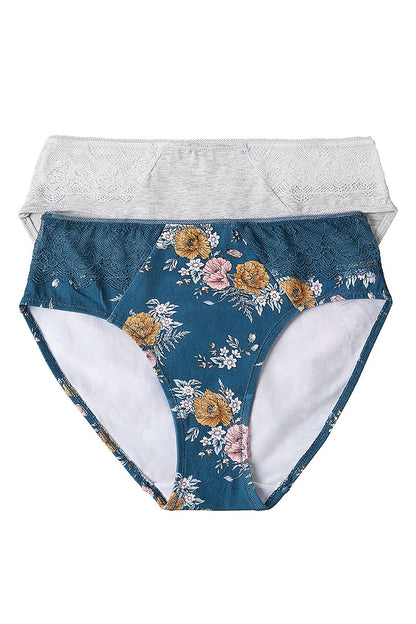 Henderson HALLY Classic Cotton Lace Panties 2-Pack for Women in elegant packaging, representing luxury and style.