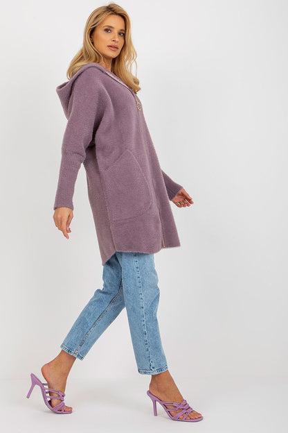 Stylish Luxury Women's Coat MBM with Hood, designed with long sleeves and a sophisticated zippered front for an upscale look.