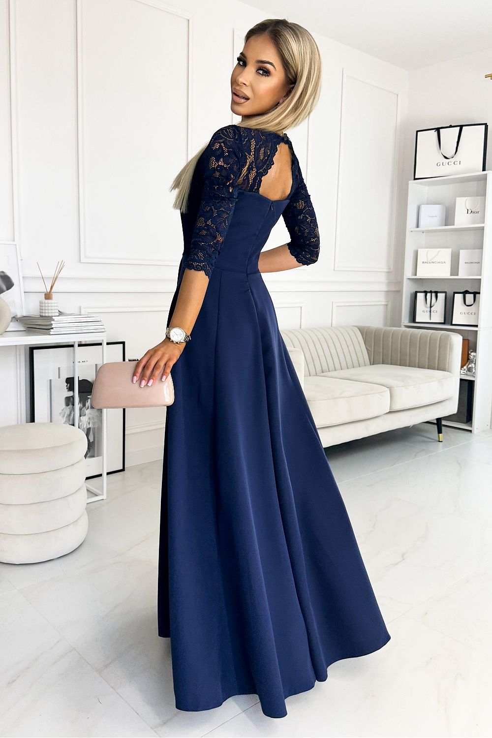 Long dress model 177069 Numoco