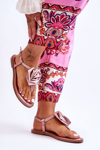 Close-up view of premium fabric sandals highlighting the intricate design, crafted by Step in Style for ultimate comfort.