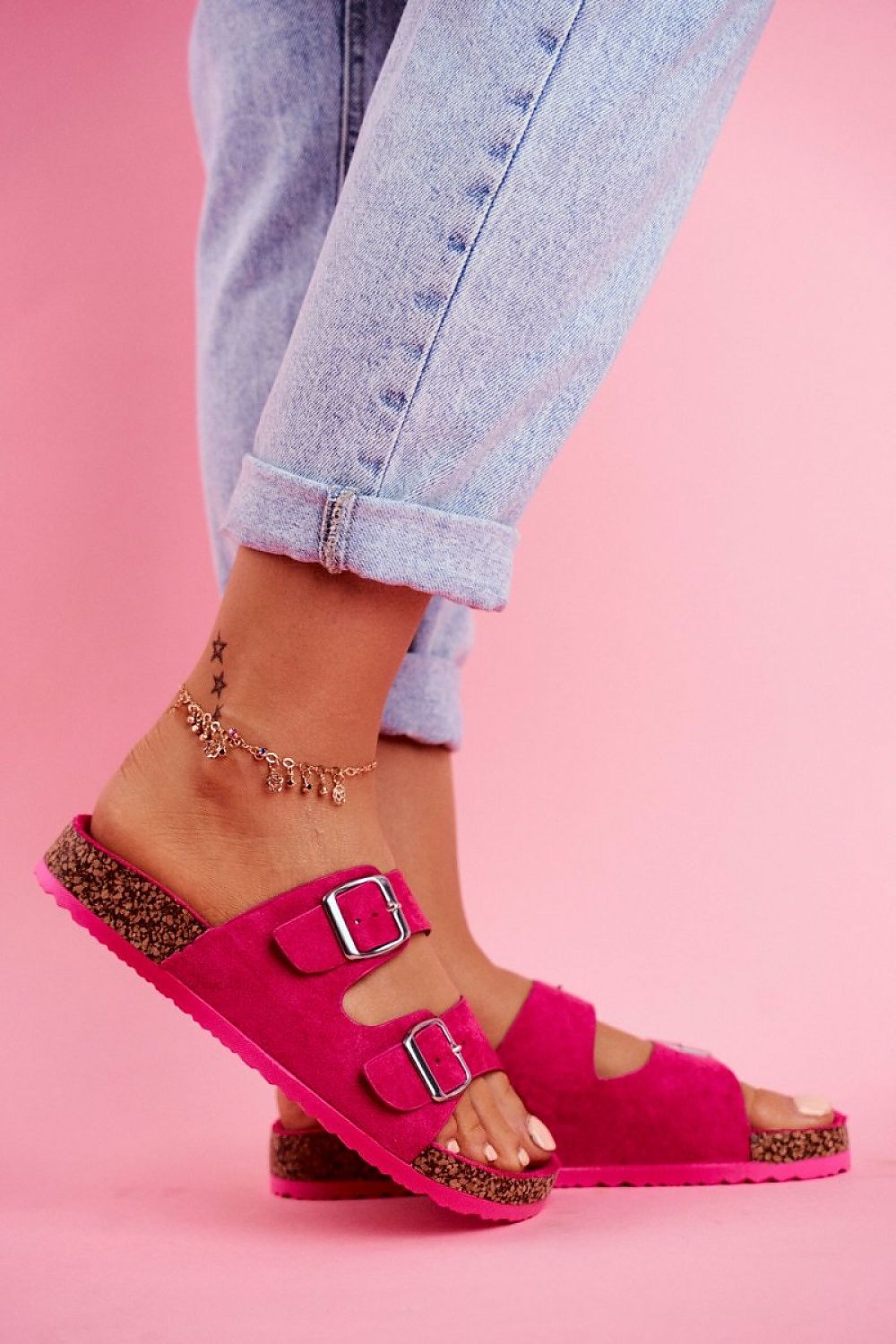 Lifestyle image of Luxury Step In Style Flip-Flops being worn, demonstrating their versatility and comfort in everyday wear.