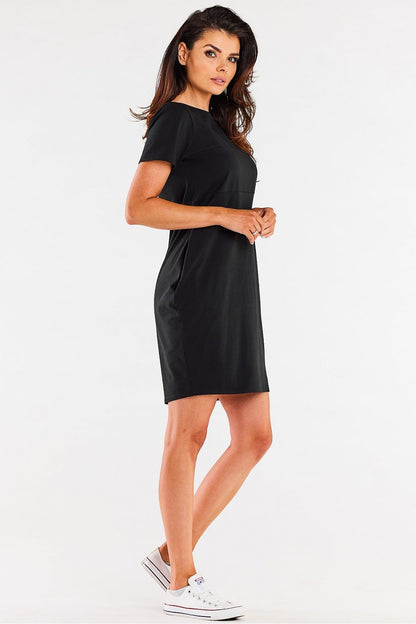 Luxurious summer mini dress by Infinite You, crafted from 98% cotton for a comfortable fit, showcasing the perfect cut for a flawless silhouette.