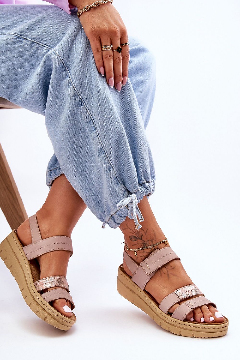 Step in Style's luxury eco leather sandals for women with a chic design, featuring a 5cm heel ideal for hot summer days.