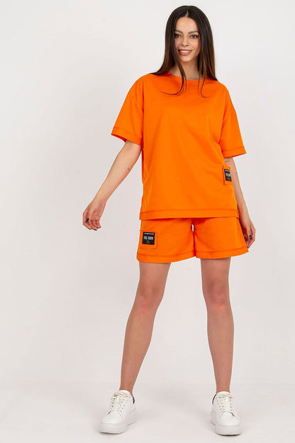 Luxurious Badu Women's Cotton Blouse detailed with decorative patches, designed for versatile and elegant casual style.