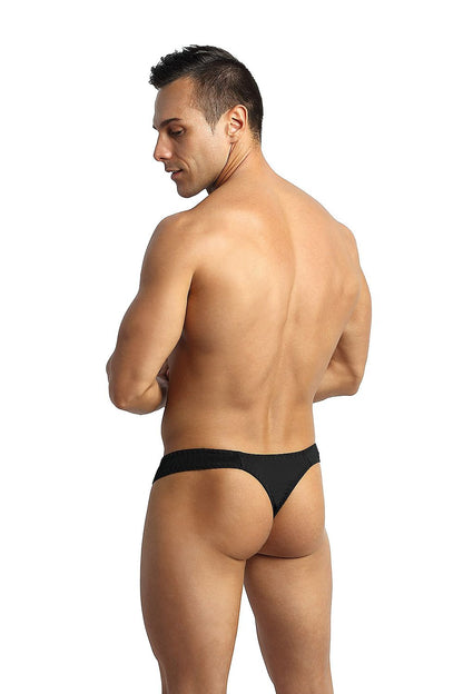 Close-up of Anais Luxury Men's T-Back Thong, highlighting premium fabric and exquisite craftsmanship, perfect for refined comfort.