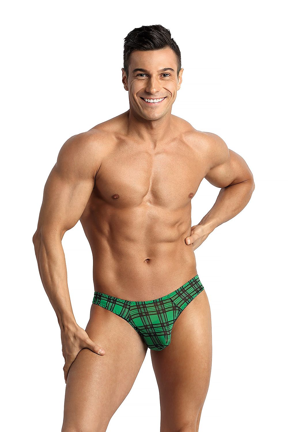 Elegant Anais men's T-back thongs showcasing delicate elastics, perfect for maximum comfort and stylish seduction, available in sizes S to XXXL.