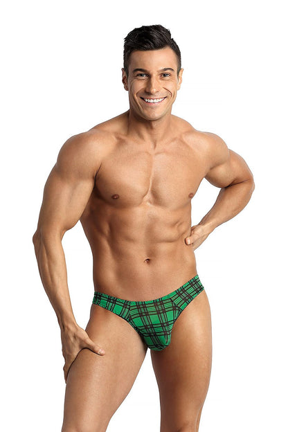 Elegant Anais men's T-back thongs showcasing delicate elastics, perfect for maximum comfort and stylish seduction, available in sizes S to XXXL.