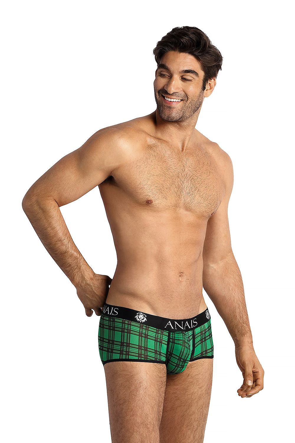 Luxury Anais Sporty Cut Brief Boxers for Men, crafted from high-quality polyamide and spandex blend, showcasing a sleek and comfortable fit.