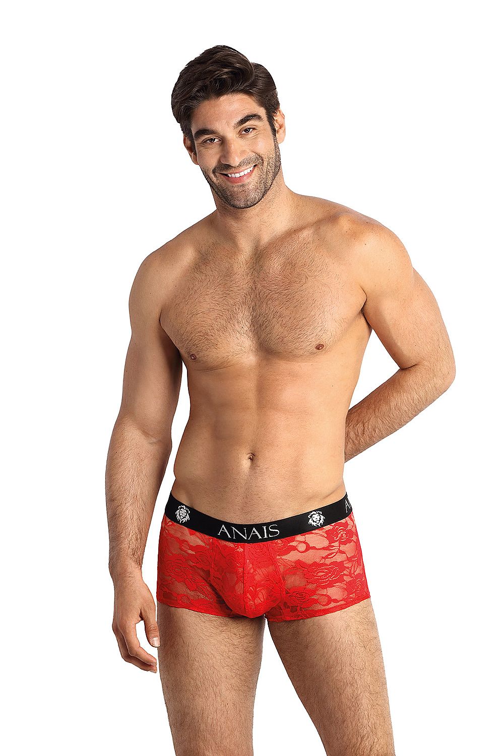Elegant Anais Men's Luxury Boxer Shorts featuring a sporty cut and perfect fit, made from 80% polyamide and 20% spandex. Ideal for comfort and style.
