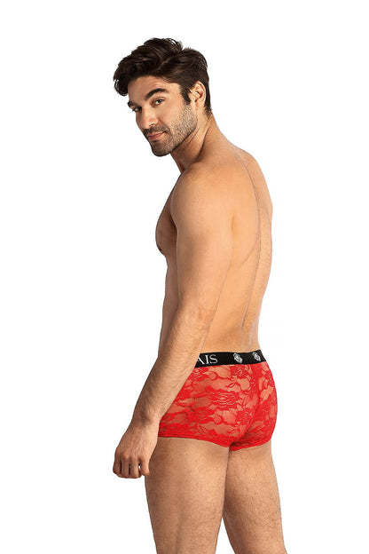 Anais Men's Luxury Boxer Shorts featuring a sporty cut and perfect fit, crafted from high-quality 80% Polyamide and 20% Spandex, designed for ultimate comfort and style.