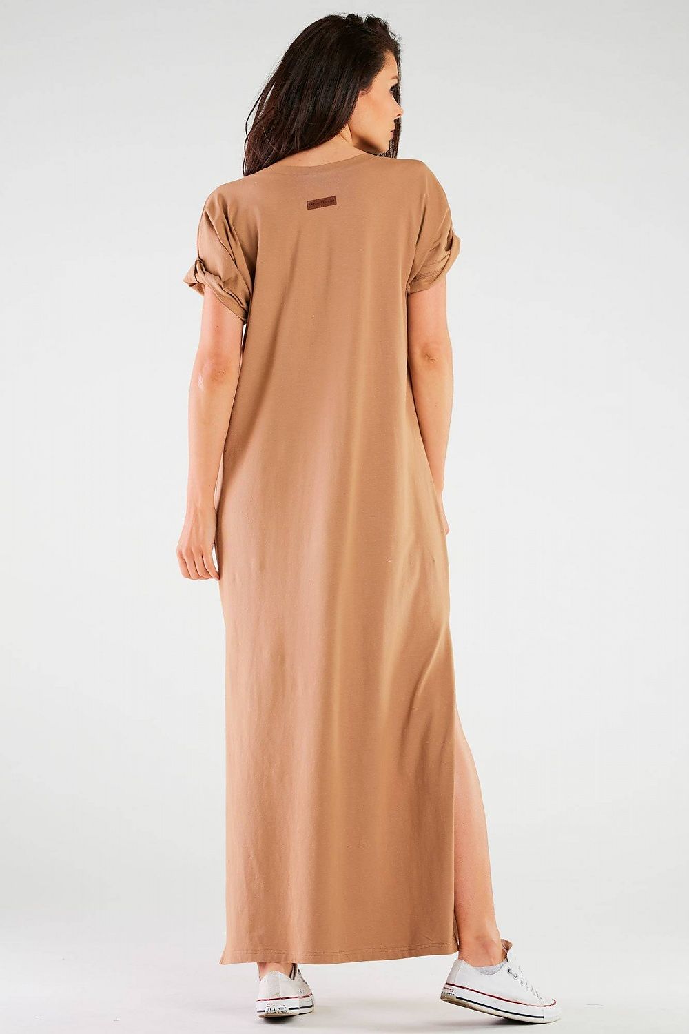 Infinitely chic maxi dress with exquisite slits, crafted by Infinite You in a luxurious cotton blend for a perfect fit.