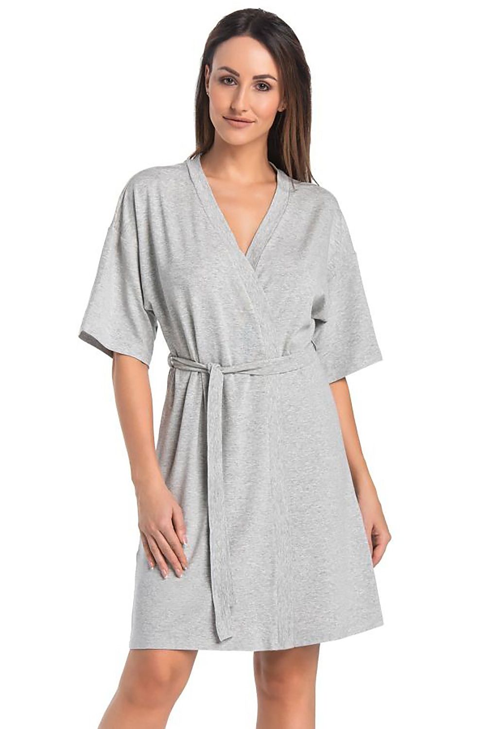 Luxury black women's bathrobe by Teyli, crafted from high-quality viscose for cooling comfort on hot days.