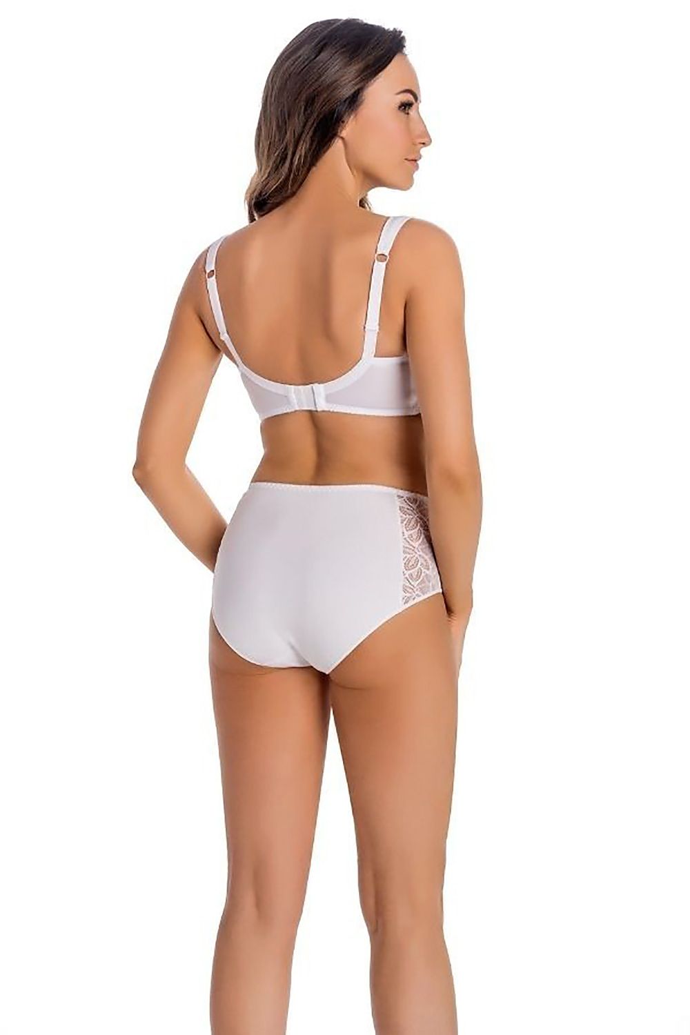 Elegant black cotton briefs for women by Teyli, showcasing delicate floral lace details that enhance femininity and comfort.