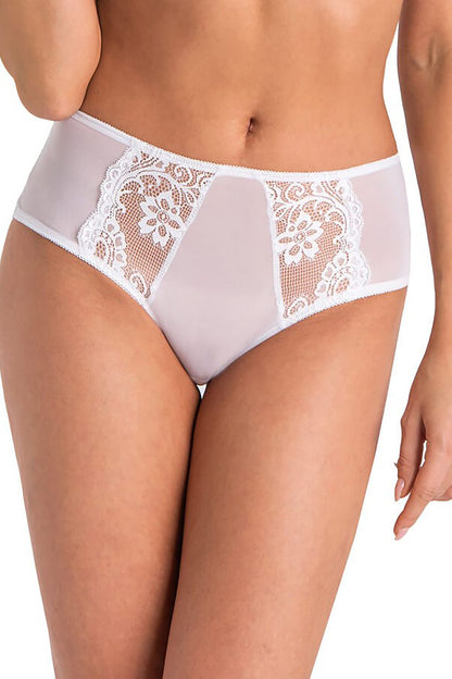 Stylish Teyli women's shorts, designed with a high waist and elastic band for a flattering fit, crafted from luxurious lace and mesh.