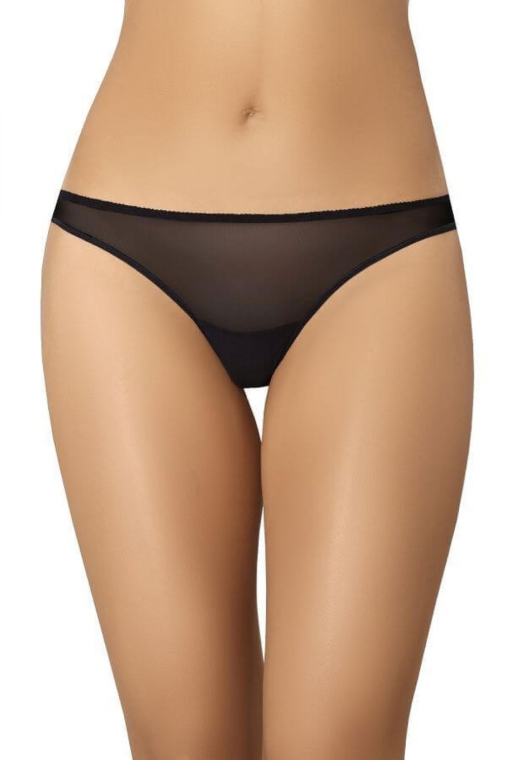 Teyli Intense Black Transparent Panties, part of a 3-pack, featuring premium materials and elegant cut for a flattering fit.