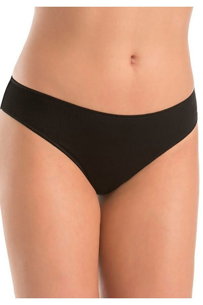 Teyli premium black cotton panties, ideal for all-day comfort and style, presented in an attractive three-pack, sizes XS to XXXL.