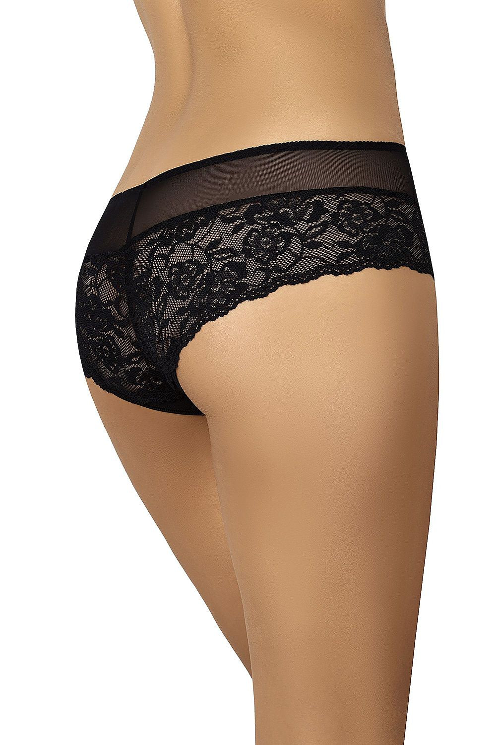 Women's elegant white lace shorts by Teyli, crafted from delicate mesh with soft cotton lining, featuring a comfortable elastic waistband, perfect for a luxurious and feminine look.