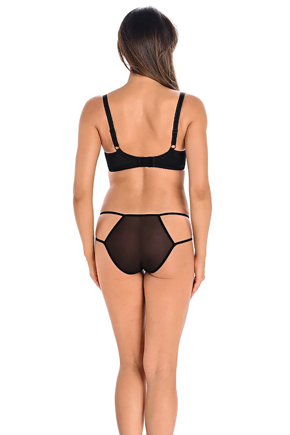 Teyli Luxury Women's Erotic Panties featuring sheer mesh and elegant elastic straps designed to enhance femininity and allure.