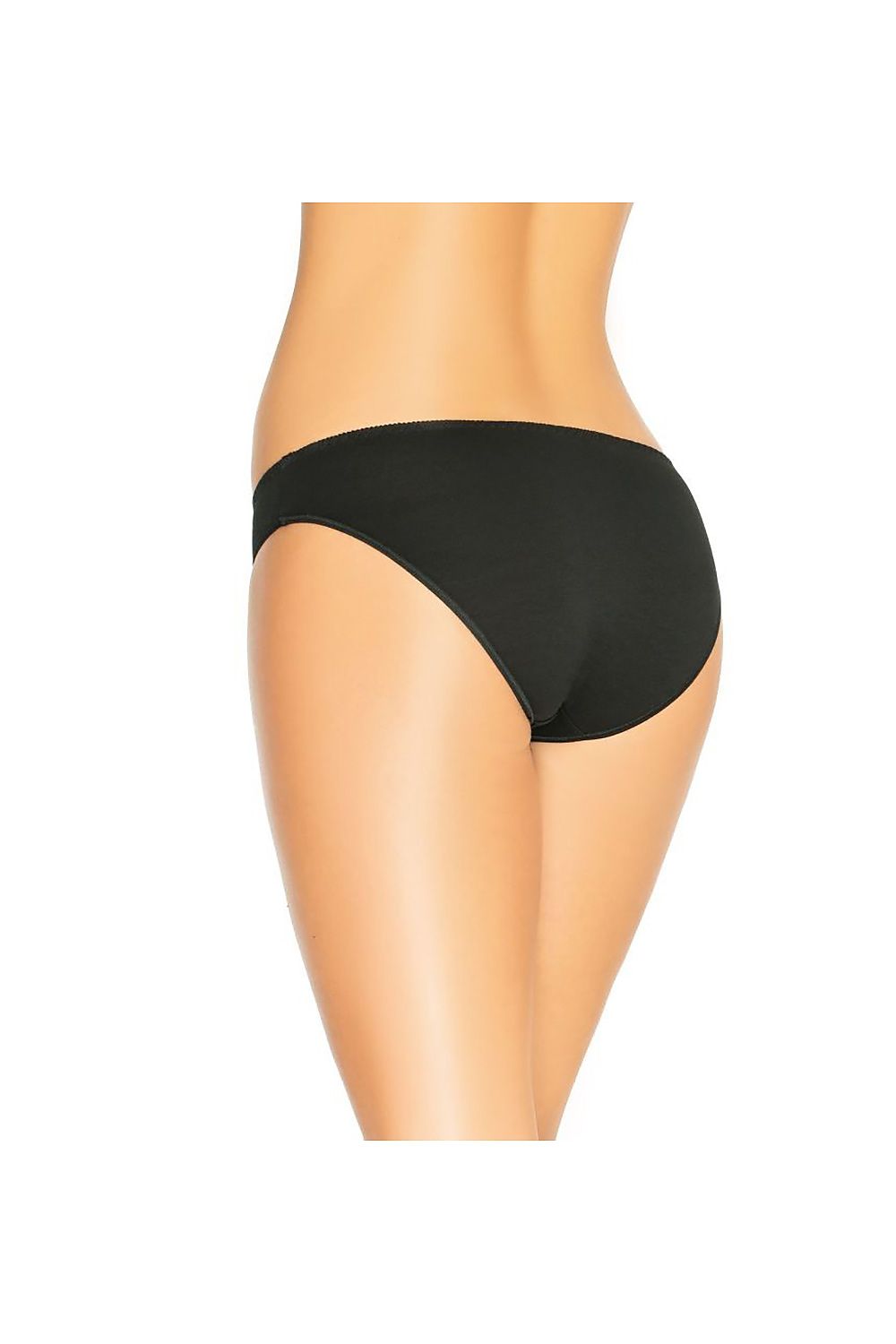 Luxury black bamboo panties by Teyli, featuring a comfortable and moisture-absorbing design in a convenient 3-pack, available in sizes XS to XXL.