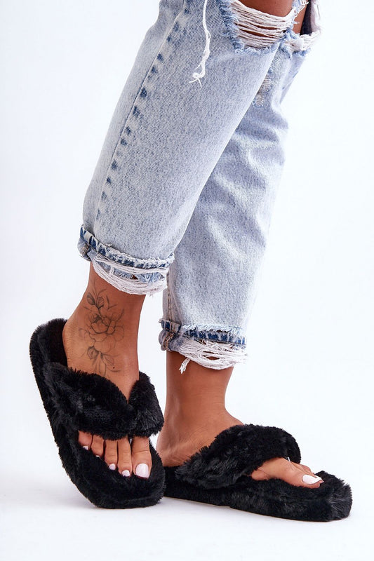 Elegant luxury Japanese fur flip-flops for women by Step in Style, featuring a chic platform design and comfortable fur material, perfect for sophisticated summer outings.