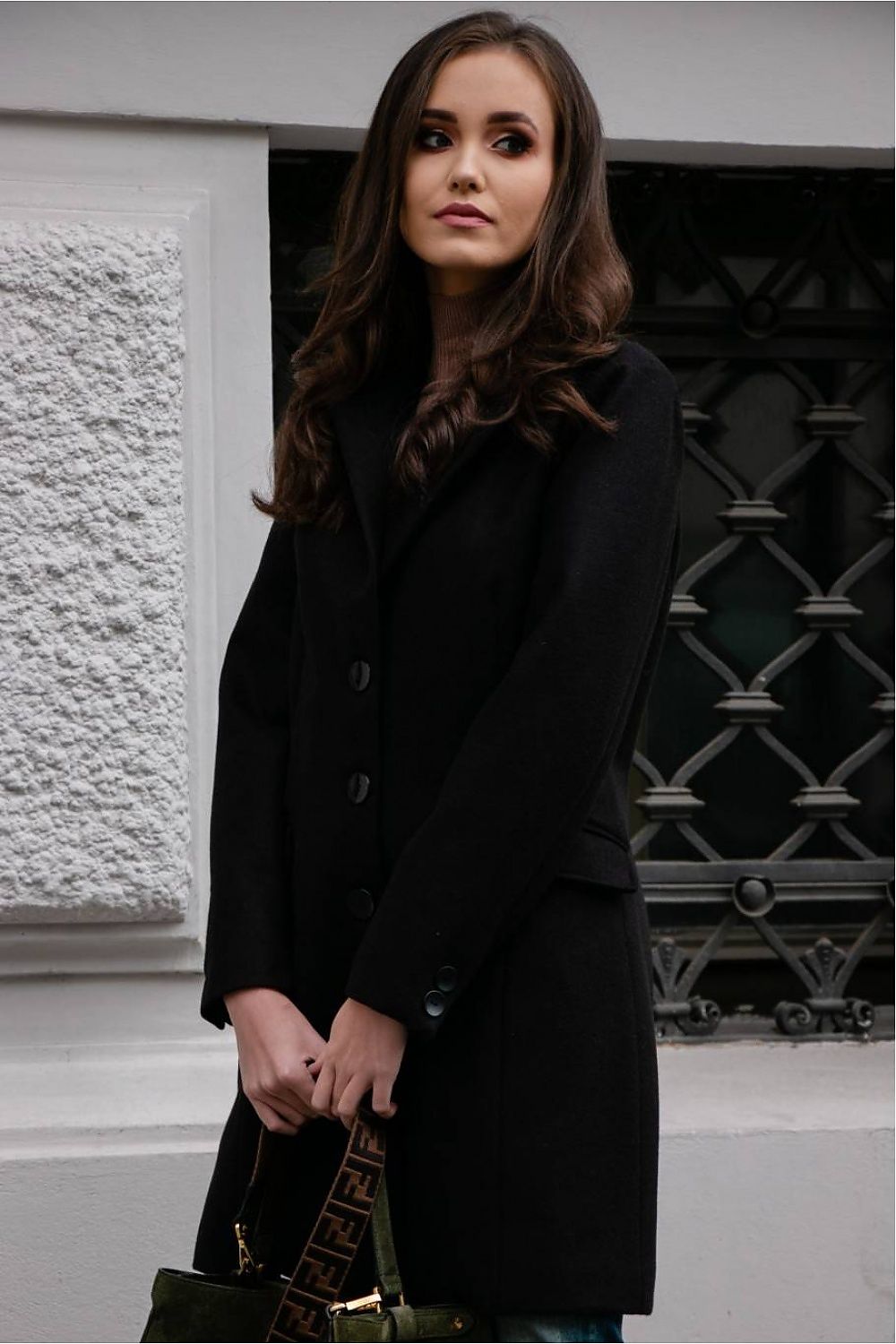 The interior lining of Roco Fashion Women's Tailored Single-Breasted Coat, representing premium quality craftsmanship and luxurious comfort.