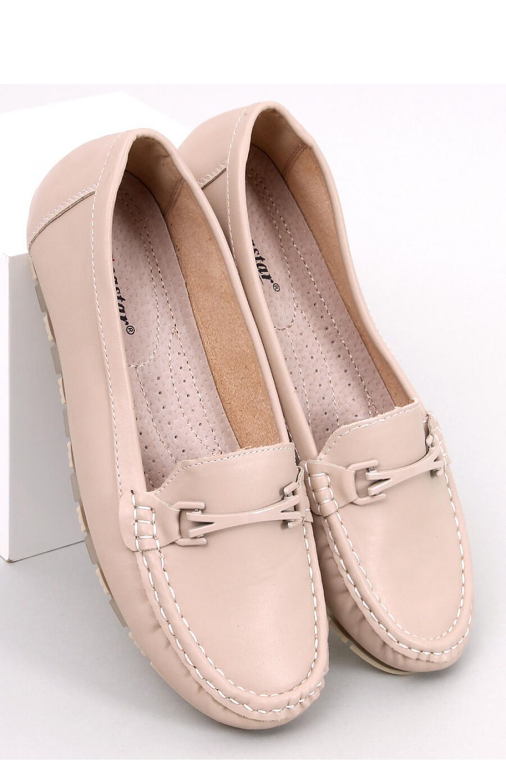 Inello Women's Classic Moccasins featuring an elegant buckle design, made with soft leather insole for superior comfort, ideal for stylish and sophisticated footwear.