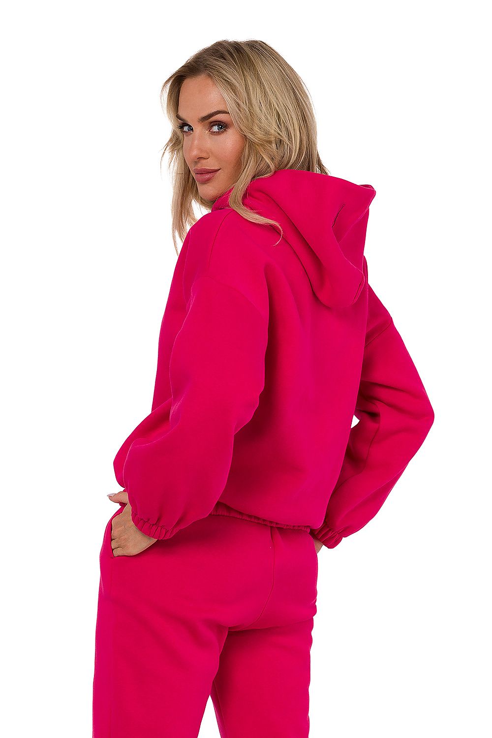 Variety of sizes for Moe's luxury women's hooded sweatshirt, available from S to 3XL, perfect for all body types.