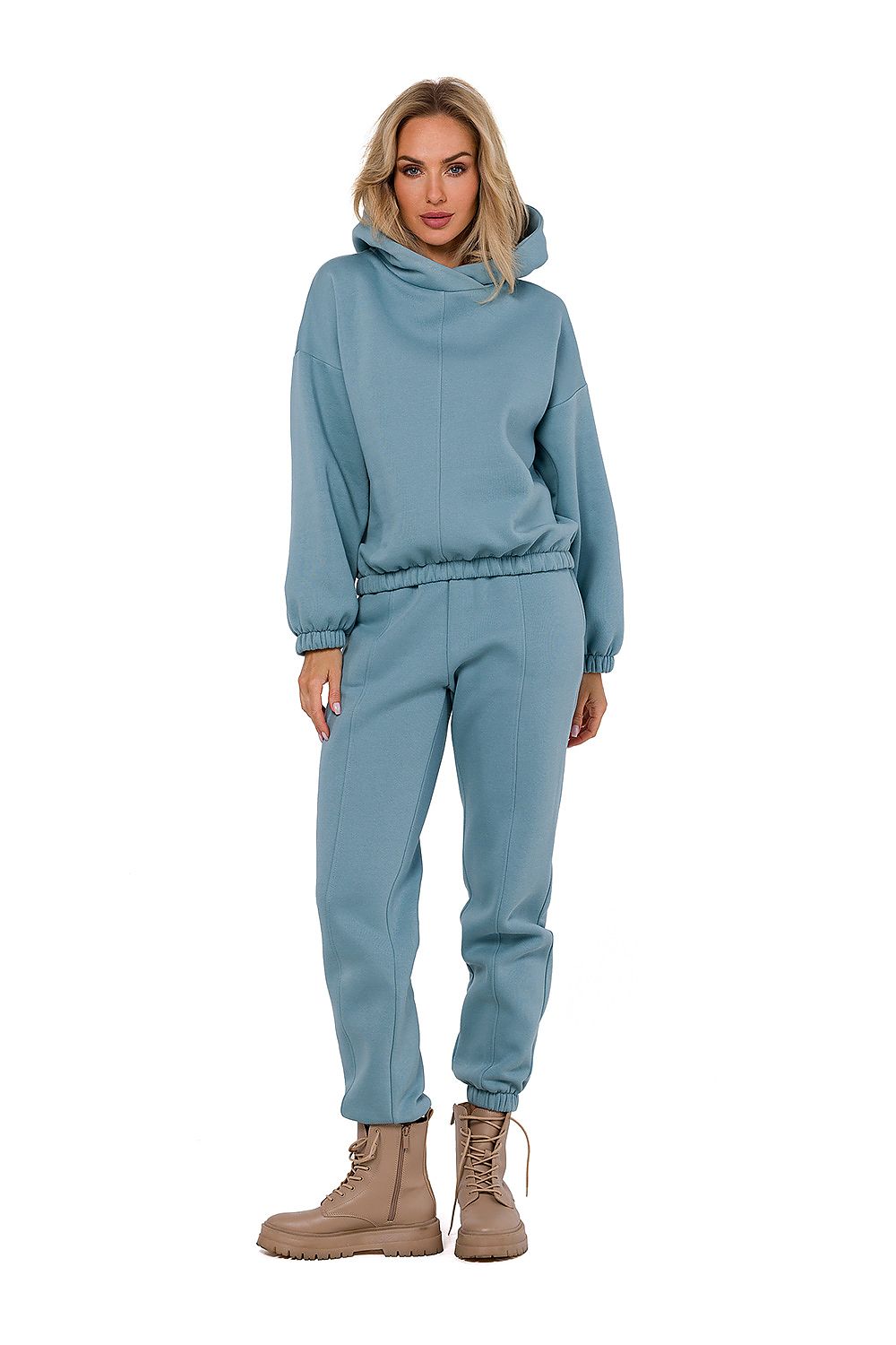 Chic hooded sweatshirt for women by Moe, exhibiting exquisite detailing and available in EU sizes S-3XL for a luxurious fit.