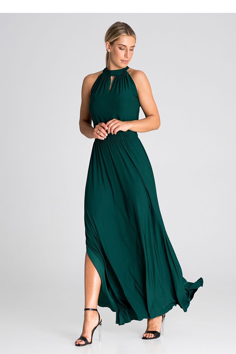 Fashionable Figl maxi dress displayed against a luxurious backdrop, ideal for special occasions.