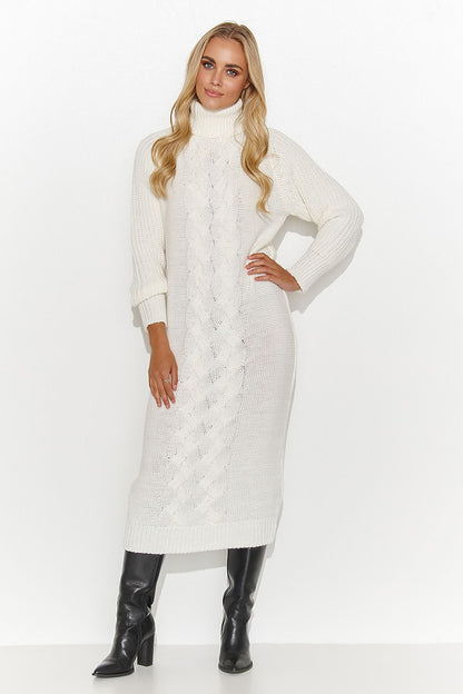 Sophisticated Makadamia Daydress in elegant cappuccino colour, showcasing its smooth back design and versatile wearability for both casual and work occasions.